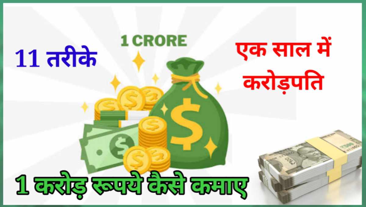 1 करोड़ रुपये कैसे कमाए